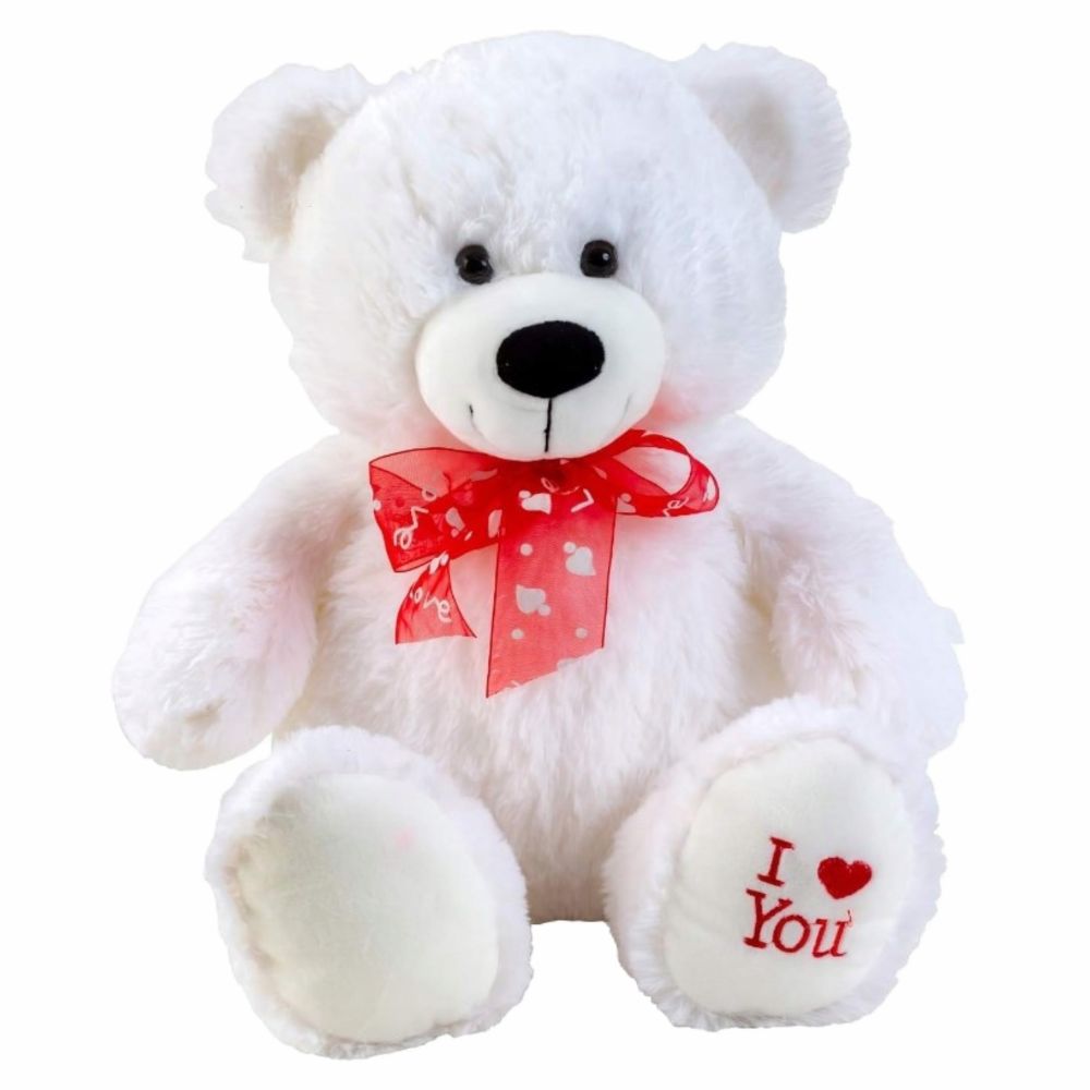 Biały Miś I Love You 50 cm pluszowa maskotka