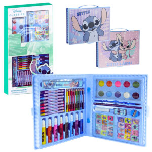 Zestaw rysunkowy Stitch w walizce 42 el.