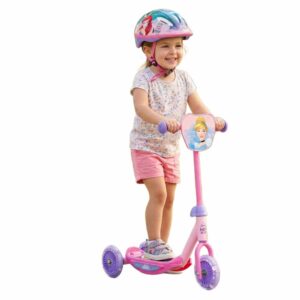 Hulajnoga 3-kołowa Baby Princess dla dzieci regulowana stabilna ABEC-5