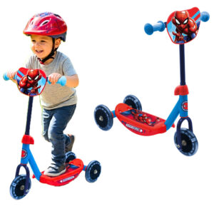 Hulajnoga 3-kołowa Spider-Man Baby dla dzieci stabilna regulowana ABEC-5