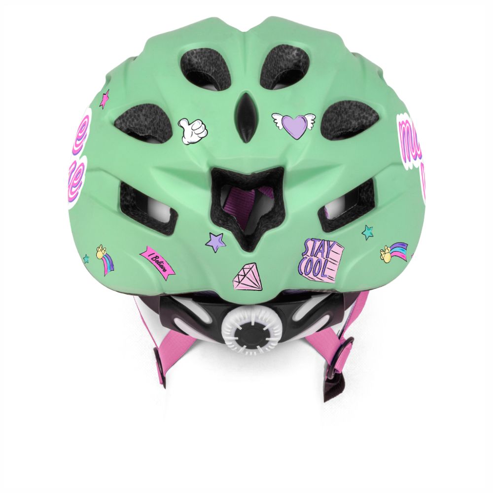 Kask rowerowy dla dzieci Myszka Minnie Mint 52-56 cm na hulajnogę rolki wrotki