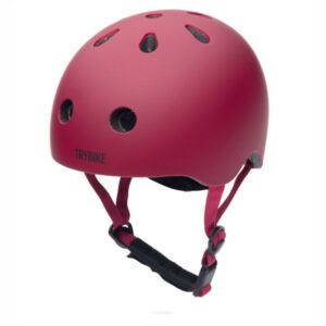 Kask Rowerowy dla Dziecka od 18m Regulowany XS Czerwony Trybike