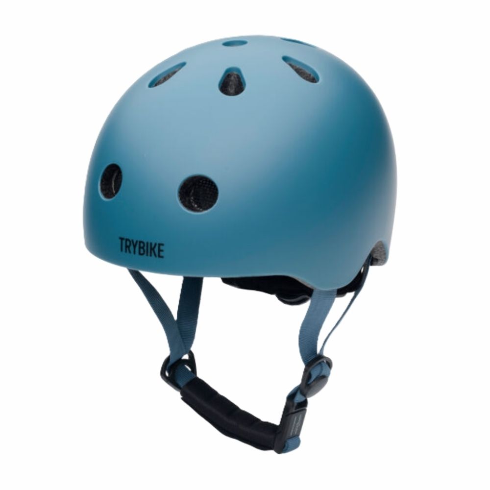 Kask Rowerowy dla Dziecka od 18m Regulowany XS Niebieski Trybike