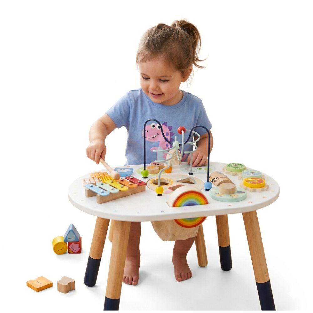 Stolik Edukacyjny Sensoryczny dla Dzieci 18m+ Le Toy Van Drewniany