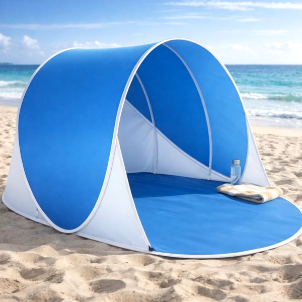 Namiot Plażowy Samorozkładający Pop Up Wodoodporny Lekki z Pokrowcem 190 cm - obrazek 4